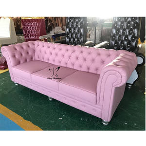 Sillón de Espera de Cuero Blanco con <span class=keywords><strong>Dos</strong></span> Asientos para Salón de Belleza - Product Image 6