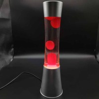 Lampe à lave moderne au design innovant, avec base en aluminium et corps en métal, style fusée, couleur personnalisable, grande lampe de nuit à lave pour décoration de chambre, avec interrupteur