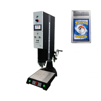 Machine de soudage par ultrasons PLC 2600W pour étuis de cartes de classement PSA, scellant pour supports de cartes à jouer en plastique semi-rigide