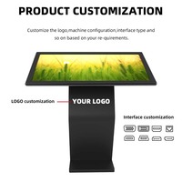 Pantalla de señalización digital LCD tótem de quiosco de pantalla táctil IR interactiva de 65 pulgadas para publicidad minorista en interiores Función OEM SDK