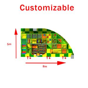 Sân chơi mềm trong nhà lớn chủ đề vũ trụ trẻ em thiết bị chơi trong nhà để bán trẻ em thương mại sân chơi trong nhà - Product Image 4