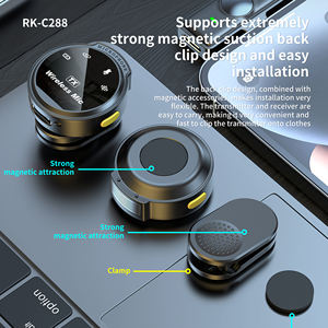 Micrófono digital profesional inalámbrico J6, botón Lavalier, micrófono magnético con estuche de carga, micrófono para juegos de PC y teléfono - Product Image 6