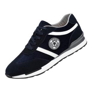 Zapatos Deportivos Casuales para Hombre con Tacón Oculto de Gamuza de 8CM, Estilo Coreano, Zapatos para Correr que Aumentan la Estatura - Product Image 6
