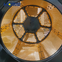 Godet de criblage rotatif hydraulique pour excavatrice, idéal pour le criblage du gravier, du sol et de la terre