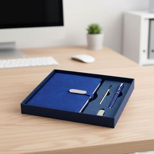 Wholesale Promotional A5 Journal <b>Notebook</b> for Gift Custom Diary Business Stationery Pen <b>Notebook</b> Set With USB Drive - Product Image 4