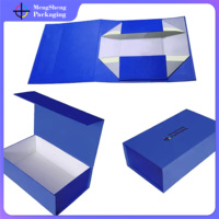Scatola di carta regalo pieghevole Design gratuito per abbigliamento a conchiglia scatola magnetica pieghevole
