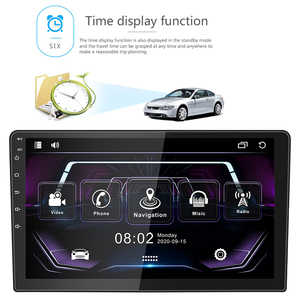 Phổ đầy đủ AHD 2 DIN 9 inch đôi DIN đầu đơn vị xe Stereo đài phát thanh 1din <span class=keywords><strong>Android</strong></span> 10inch headunit xe DVD Máy nghe nhạc - Product Image 2
