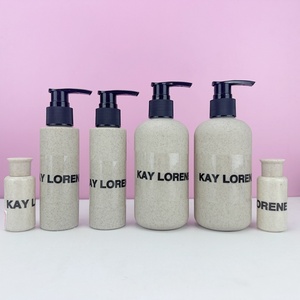 Botella de Plástico Biodegradable y Ecológica de 30 ml, 100 ml, 150 ml, 300 ml, Botellas Reciclables de Paja de Trigo de 10 oz para Gel de Ducha y Champú - Product Image 5