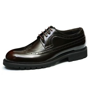 Zapatos Oxford de Cuero Negros para Hombre, Elegantes y Ligeros, Antideslizantes, para Negocios, Bodas y Vestir en Otoño - Product Image 4