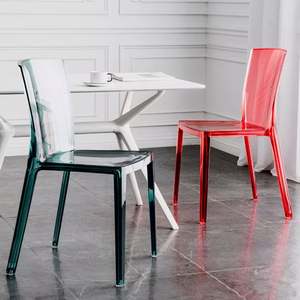 <span class=keywords><strong>เก้าอี้</strong></span>ร้านอาหารแบบซ้อนได้สไตล์นอร์ดิกโมเดิร์น <span class=keywords><strong>เก้าอี้</strong></span>สำหรับห้องจัดเลี้ยง ห้องอาหาร ทำจากอะคริลิกใส โปร่งแสง สีแดง - Product Image 5