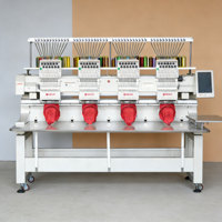 Machine à broder industrielle informatisée à 4 têtes, nouvelle, certifiée CE ISO, moteur automatique, 12 aiguilles, 1200 tr/min
