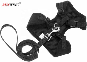 Nilon kustom harnes anjing dan Set tali katun Solid harnes kucing kelinci serbaguna aksesoris hewan peliharaan pisah - Product Image 2