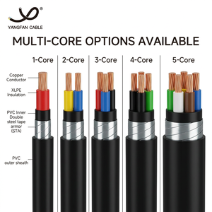 <span class=keywords><strong>สาย</strong></span><span class=keywords><strong>ไฟ</strong></span>ฟ้าหุ้มฉนวน XLPE หุ้มเปลือก PVC พร้อมสายเหล็กหุ้มเกราะ ขนาด 0.6/1kV ตัวนำทองแดง สำหรับวางใต้ดิน ขนาด 3C*4/6/10/<span class=keywords><strong>16</strong></span>/25/50/95 ตร.มม. - Product Image 5