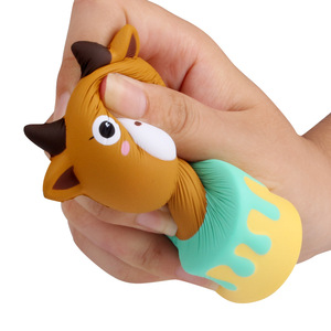 Pu Foam Ox Slow <b>Rebound</b> Fidget Toy Stress Reliever For Kids Age 2 4 Years Unisex - Product Image 2