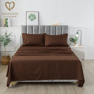 Ropa de cama personalizada de alta calidad, ropa de cama de lino cepillado 1800tc, 4 Uds. - Product Image 5