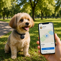Etiqueta Inteligente Antipérdida Compatible con Apple Find My y Google Find Hub, Rastreador GPS de Doble Sistema para Llaves, Equipaje, Mascotas y Carteras