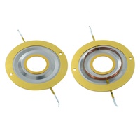 Bobine vocale CCAW de 44,4 mm, tweeter en titane, accessoires pour haut-parleurs, pièces de réparation de bobine vocale, diaphragme audio
