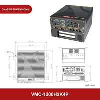 Controlador Industrial Lingchen de Bajo Costo, Caja de Computadora Industrial Resistente, Mini PC Integrado para Sistemas de Automatización