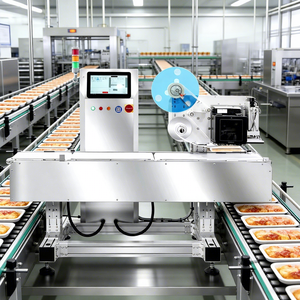 Machine d'étiquetage universelle de qualité alimentaire certifiée CE, facile à utiliser, machine d'étiquetage d'autocollants, machine d'étiquetage alimentaire - Product Image 4