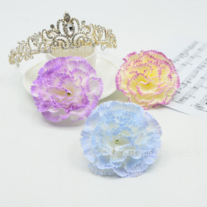 Dongchen Crafts Artificial Carnation 8cm Silk Flower Home Decor <b>Wedding</b> <b>Prop</b> - Product Image 3