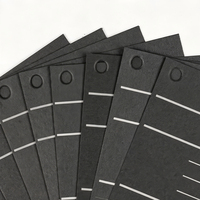 Carton noir en pâte recyclée écologique 110-400 g/m² 787x1092mm/889x1194mm en gros pour l'impression d'étiquettes de vêtements/cadeaux et artisanat