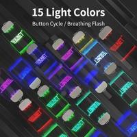Insignia LED Profesional Multifuncional para Eventos con Luz de Fiesta y Grabado de Logotipo Personalizado para Etiquetas de Nombre de Convenciones (Plástico)
