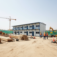Maison préfabriquée de type K à bas prix, détachable, pour l'hébergement des travailleurs, dortoir, structure en acier temporaire, bâtiment métallique, maison mobile K