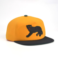 Casquette de baseball personnalisée bicolore avec patch en feutre, casquette snapback 5 panneaux, casquettes de baseball en sergé acrylique, casquettes snapback à visière plate pour hommes