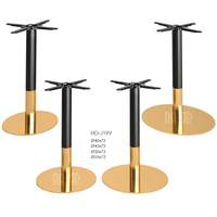 Vente en gros de pieds de table modernes en acier inoxydable avec pince pour bureau, café, bistro, restaurant, hôtels