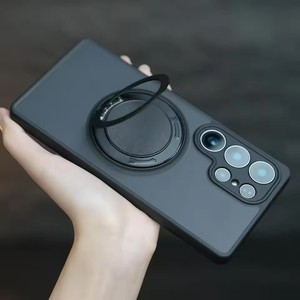 Custodia <span class=keywords><strong>per</strong></span> telefono magnetica opaca <span class=keywords><strong>per</strong></span> <span class=keywords><strong>Samsung</strong></span> <span class=keywords><strong>Galaxy</strong></span> S25 Ultra Edge S23 S24 Ultra FE Plus A55 56 <span class=keywords><strong>cover</strong></span> antiurto con supporto nascosto - Product Image 6