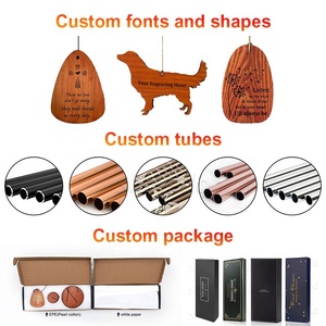 Chuông gió nhôm tùy chỉnh làm quà tặng cho mẹ, trang trí sân vườn, 26/28/32 inch, chuông gió tưởng niệm ngoài trời dành cho người thân yêu - Product Image 3