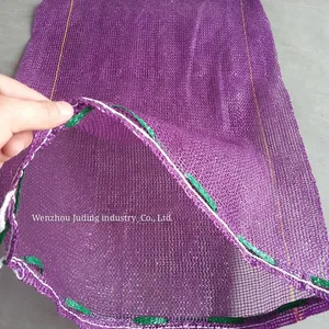 purple mesh vegetable packing bag