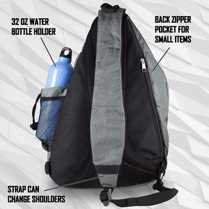 Bolsa de Disc Golf Personalizada y Resistente con Porta Botella de Agua, Bolsa de Hombro para Disc Golf con Capacidad para 6-12 Discos - Product Image 2