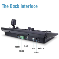 Controlador de Teclado de Red RS422 RS232 RJ45 YRE-21BA, Joystick 4D, Control de Cámara PTZ, Sistema de Audioconferencia