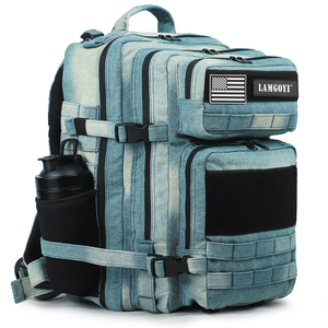 Denim <strong>Backpack</strong> Gym Waterproof 15L 25L 45L <strong>Computer</strong> Interlayer Camouflage Bag Molles Tactic <strong>Backpack</strong> Supplier - Product Image 1