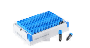 Triple mã 2D barcoded đông lạnh lọ <span class=keywords><strong>cryotubes</strong></span> <span class=keywords><strong>0.5ml</strong></span> SBS 12*8, Haier y sinh học thương hiệu - Product Image 2