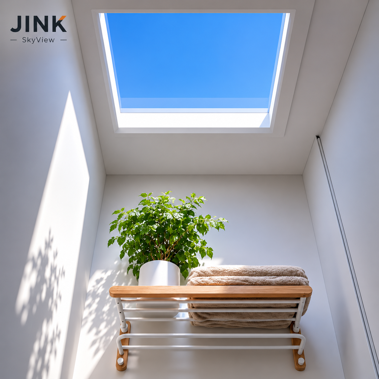 JINK SkyView Minimalist LED Smart Skylight Curtain with App & Voice Control for Villas Apartments and Luxury Interiors · image 6