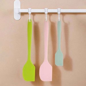 Utensilios de Cocina Resistentes al Calor de Diseño de una Sola Pieza, Espátula de Silicona, Raspador Flexible, Herramienta para Mezclar Postres sin Costuras - Product Image 6