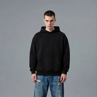 Hoodie Urbain Minimaliste Moderne Coupe Ajustée 405GSM en Tissu CVC Robuste 405GSM – Alternative de Luxe à l'Étiquette – Service Personnalisé OEM/ODM