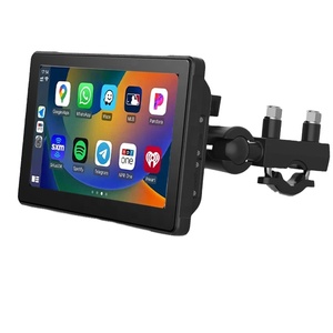 Pantalla Táctil IPS de 7 Pulgadas, Impermeable, Inalámbrica, con Carplay, Android Auto, GPS, Navegación, Doble BT, Portátil, para Motocicleta, 1 Año de Garantía - Product Image 1