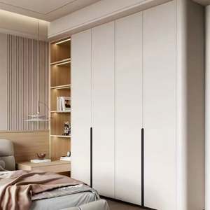 Meubles de chambre à coucher modernes, armoire-penderie en bois massif de taille personnalisée, protégée par l'environnement, pour appartement ou hôtel - Product Image 6