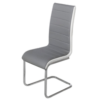 Meubles de salle à manger pas cher jambes en bois en cuir rembourrés chaises de salle à manger moderne
