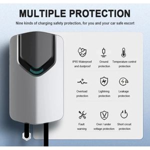 Chargeur intelligent pour véhicules électriques 7 kW, prise Type 2, IP65, station de recharge murale pour divers véhicules électriques - Product Image 2