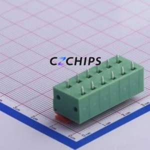 KF142R-5.08-6P Spring Terminal Block Bent Lead Through Hole,P=5.08mm Connector 5.08mm 6P 6 15A - Product Image 2