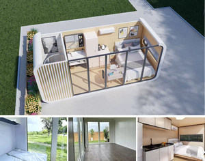 Vente Flash : Maisonnette Préfabriquée de Haute Qualité en Forme de Pomme, 20 pieds, pour Parc, Hôtel, Resort - Product Image 5