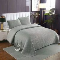 Günstigere Gesteppte Bedruckte Quilt-Sets Dreiteiliges Bettüberwurf-Set mit Kissenbezügen OEKO-TEX Zertifiziert Europäischer Stil Heimtextilien