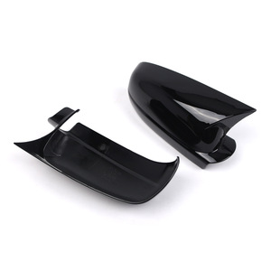 Rearview Mirror Covers For Volkswagen Golf 4 1998-2004 <b>ABS</b> Plastic Full Set Horn Shape - Product Image 3