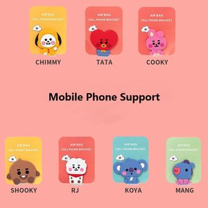 Soporte Plegable para Celular con Diseño de Personaje de K-pop, Souvenir, Figura de Dibujos Animados, Soporte de Goma Suave para Teléfono Móvil - Product Image 1