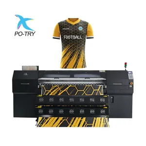 POTRY High resolution textile digital fabric cashmere scarf printing machine sublimation printer