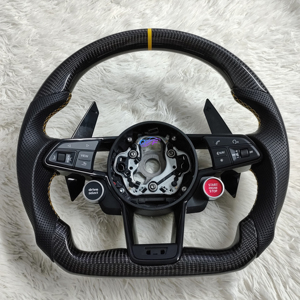 <span class=keywords><strong>Prix</strong></span> de gros d'usine Volant en cuir et fibre de carbone A3 A4l A5 A6l A7 Q8 Tt <span class=keywords><strong>R8</strong></span> Volant de voiture pour <span class=keywords><strong>Audi</strong></span> - Product Image 1